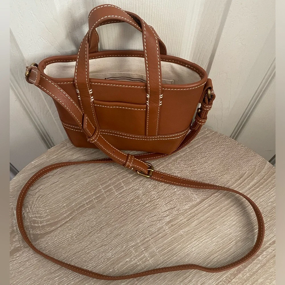 J.Crew Mini Montauk tote in leather - Picture 12 of 13